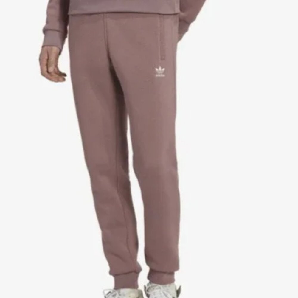 ADIDAS Mens Originals Essentials Fleece Trefoil Pants In Wonder Oxide - Large